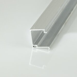 Glashalteleiste MP1370 - 25,0 x 20,0 - 4-8 mm - Pressblank